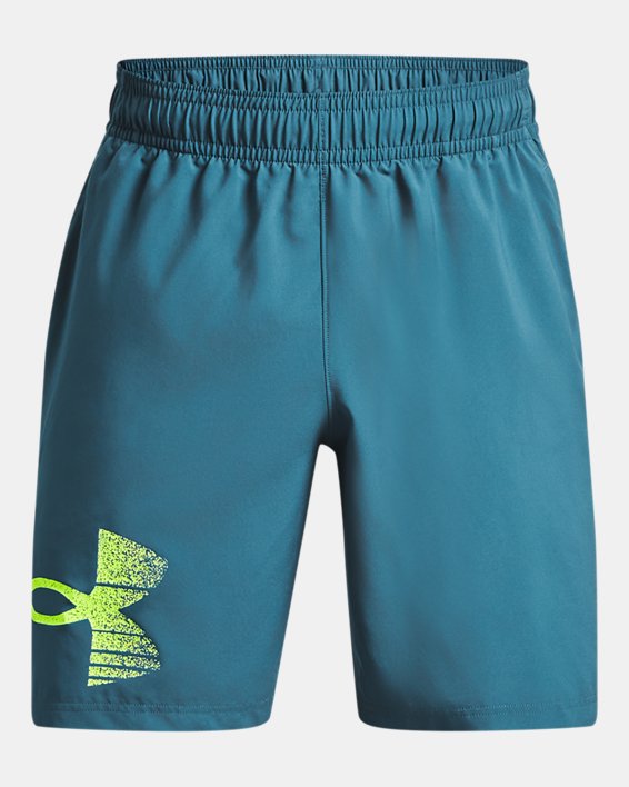 Men's UA Tech™ Woven Graphic Shorts in Blue image number 5